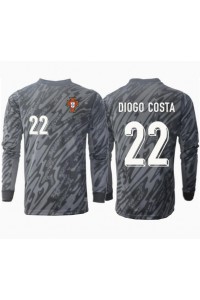 Portugal Diogo Costa #22 Doelman Voetbaltruitje Uit tenue EK 2024 Lange Mouw
